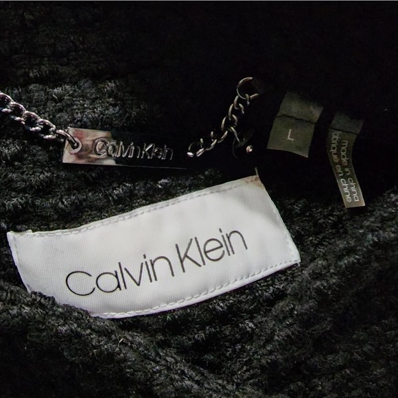 Calvin Klein nubby basketweave‎ shawl collar coat ladies size large new!!! - Picture 8 of 8